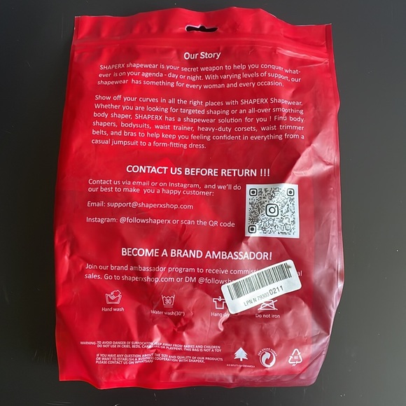 Shaperx Adjustable Shapewear NWOT Large - Picture 10 of 10